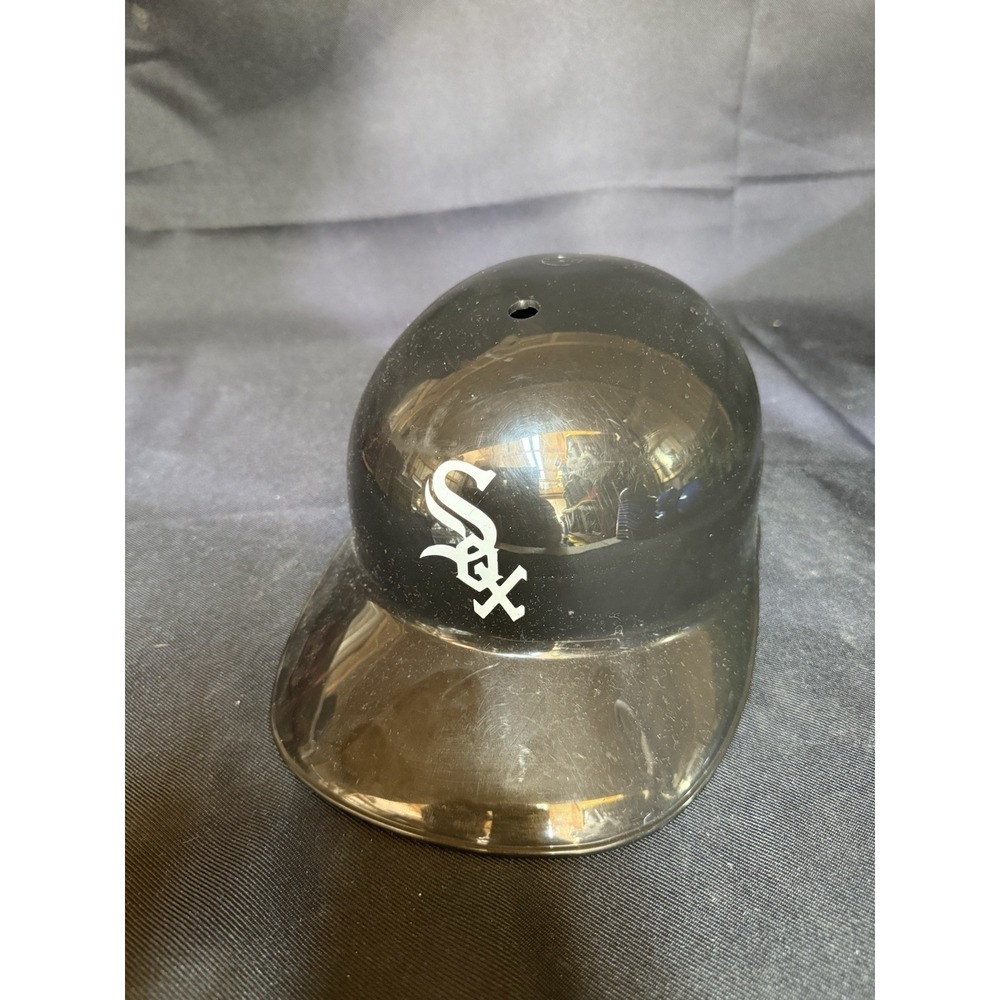 Chicago White Sox MLB Classic Black Team Logo Replica Batting Helmet Riddell